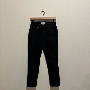 Madewell Women's black Skinny Jeans - mid rise perfect vintage